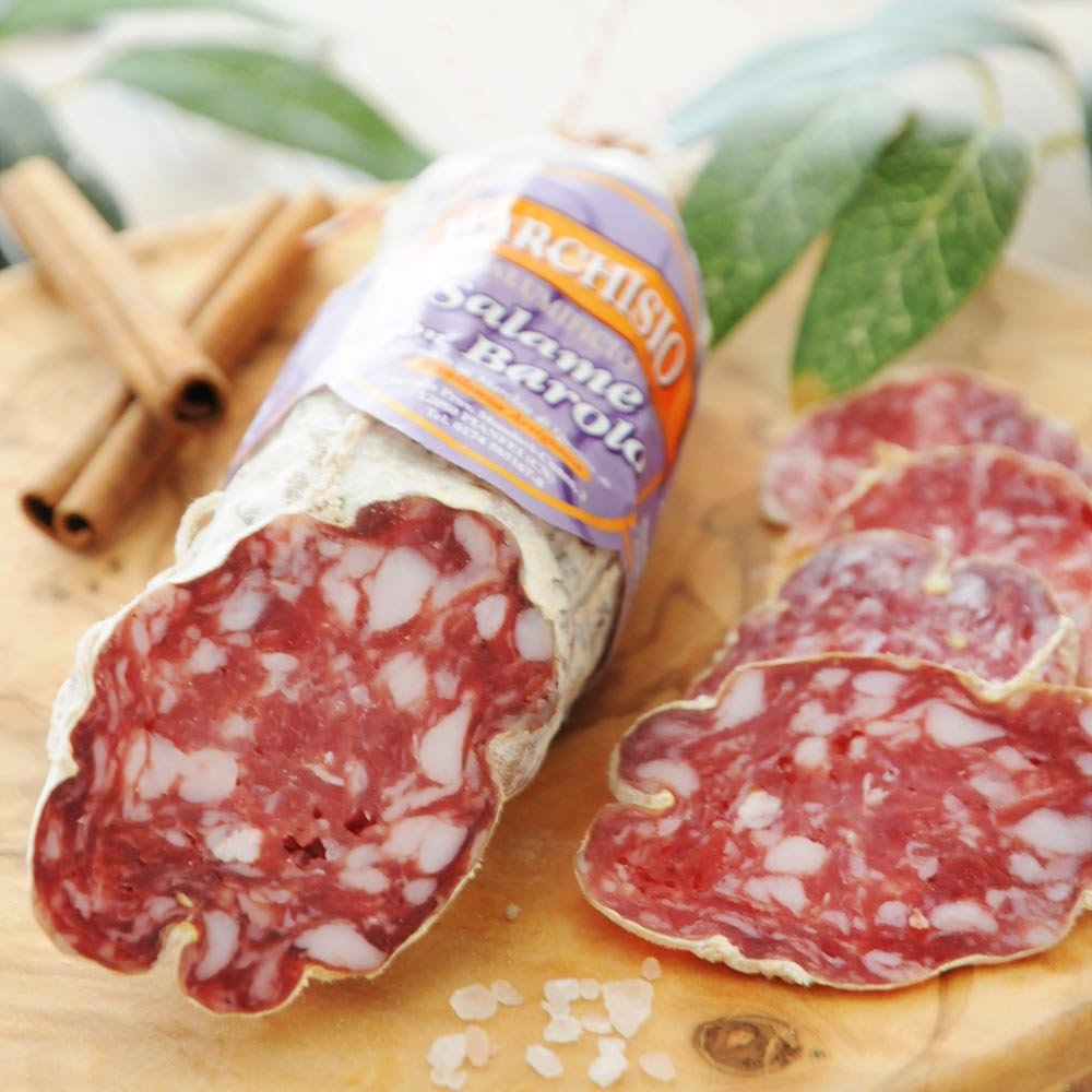 Salami mit Barolo-Rotwein