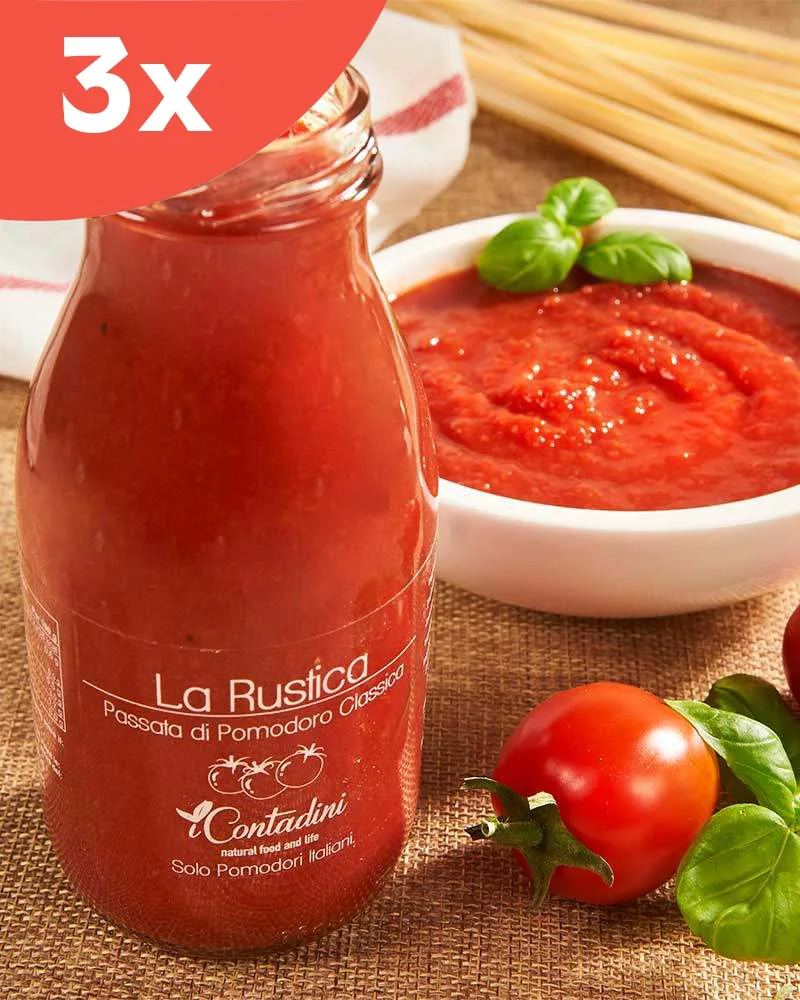 Passierte Tomaten grob - 3er Sparset Passierte Tomaten grob - 3er Sparset