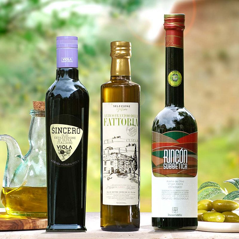 Testsieger Olivenol Gold Trio 3x Gustini Feinkost
