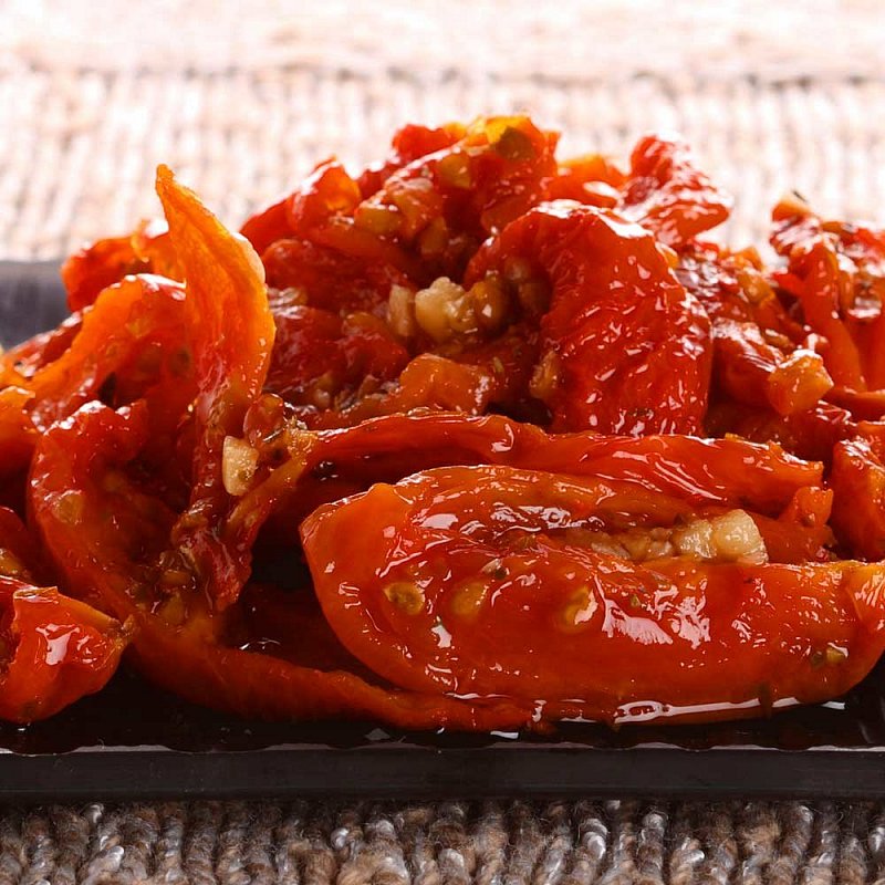 getrocknete Tomaten in Öl eingelegt - Pomodori Secchi