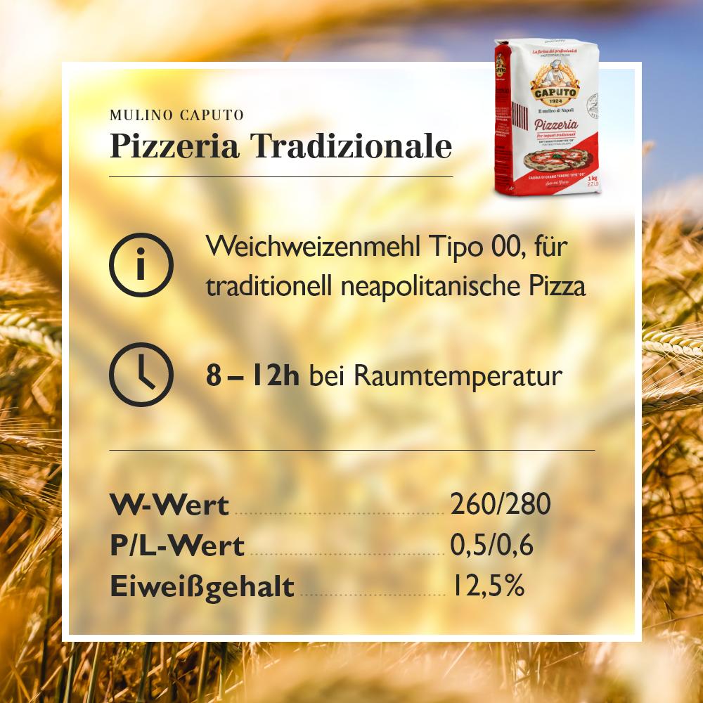 Caputo Pizzeria Pizza-Mehl Tipo 00 Tradizionale