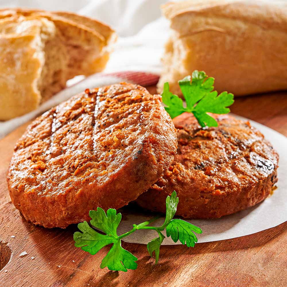 Burger vom Schwein - mit Orange - 2 Stück