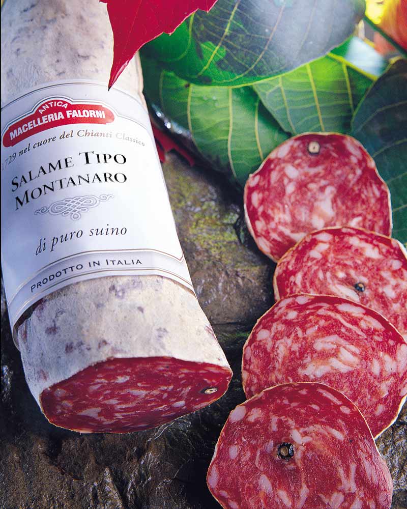 Falorni Salami vom Bergschwein-Schinken