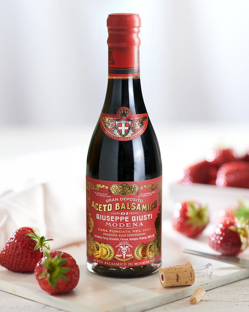 Balsamico Il Denso Giusti - Testsieger Balsamico il Denso mit Erdbeeren