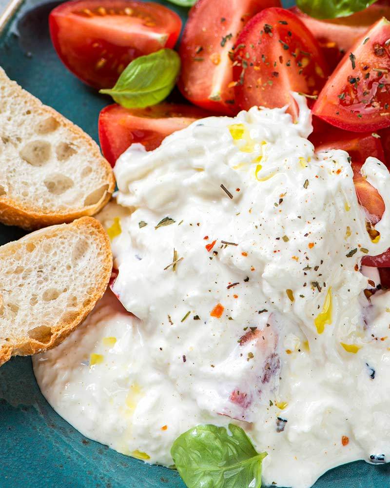 Stracciatella - Mozzarella in Sahne, Bio Stracciatella - Mozzarella in Sahne, Bio