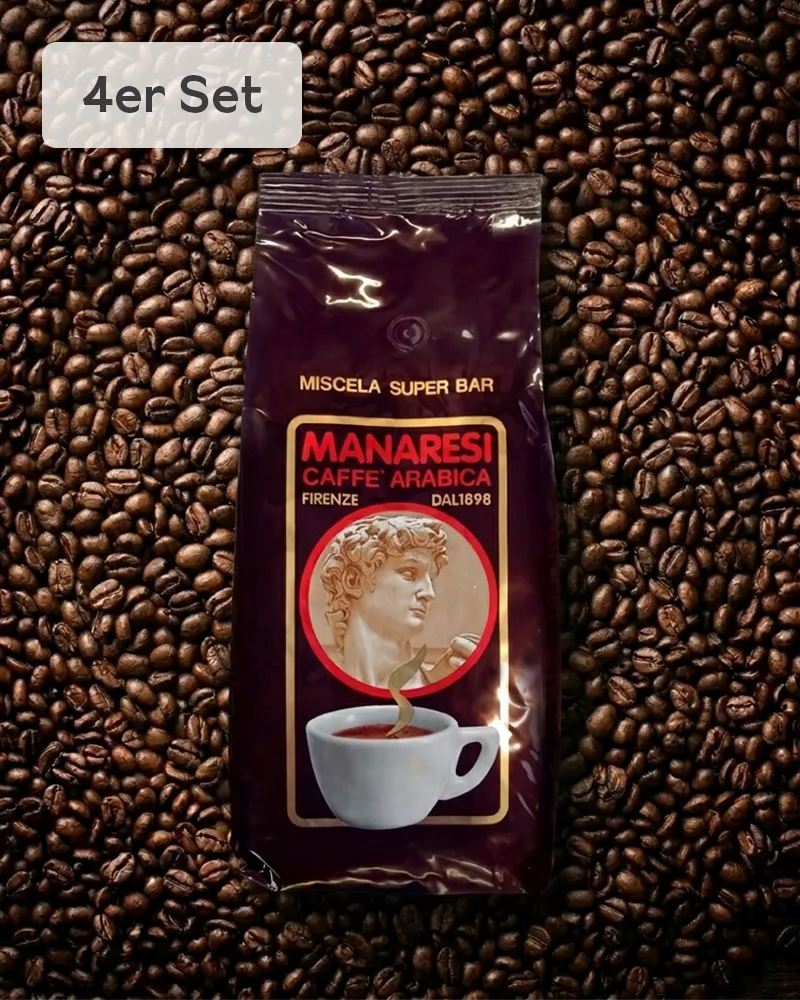 Sparset Espresso Super Bar Brown, ganze Bohnen - 4 x 1 kg