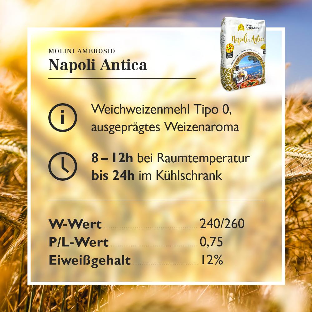 Pizzamehl Napoli Antica - Sparset 3 x 1 kg