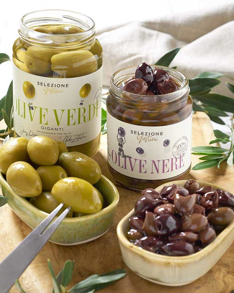 Italienische Oliven im Probierpaket - 2er SET Italienische Oliven im Probierpaket - 2er SET